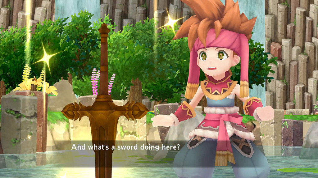 Secret of Mana's opening video explores the lore behind the game