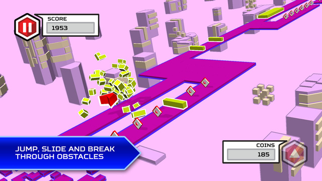 Morpha challenges you to dodge through a 'Tron-like' world on iOS