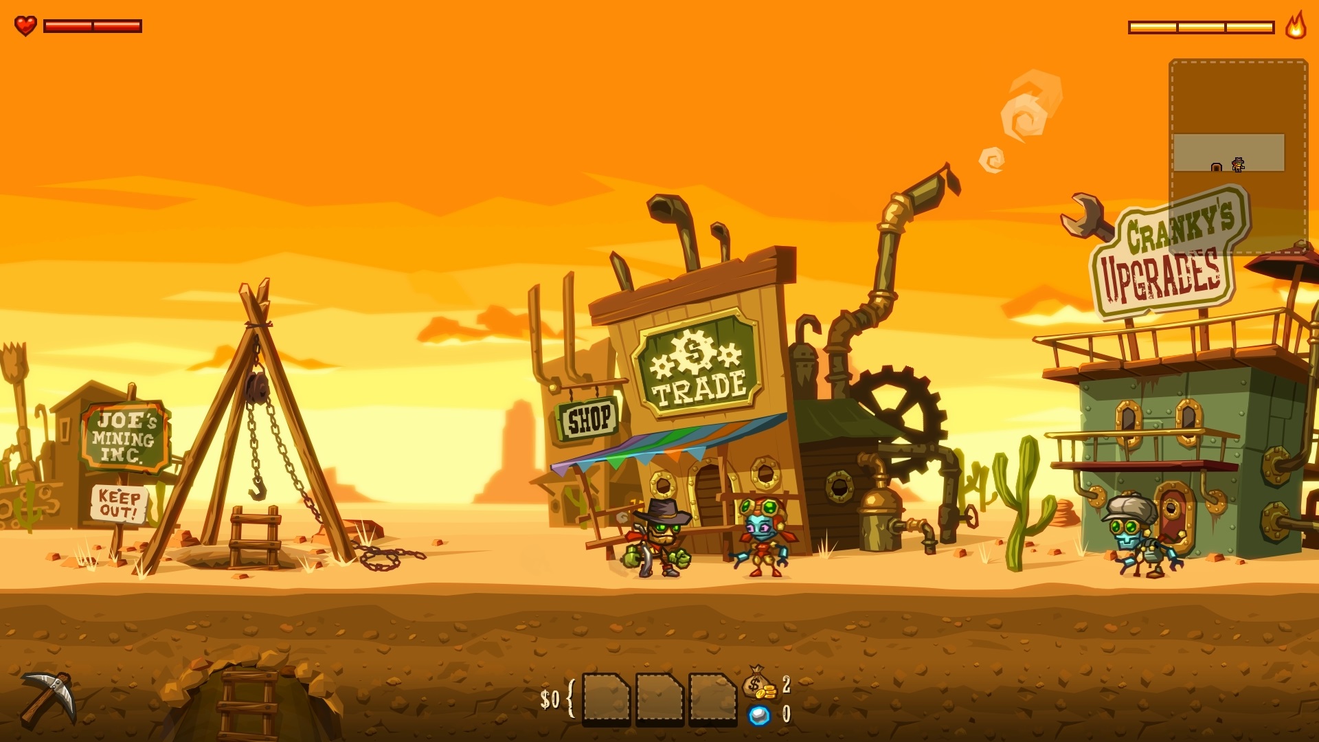 Platinum Award winner SteamWorld Dig will be available on Vita this spring