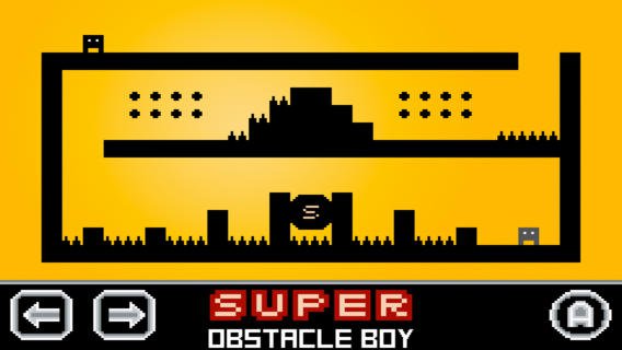 Super Obstacle Boy is a hardcore platformer for iOS with a violent cruel streak