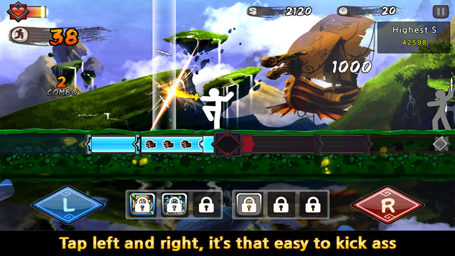 Ridiculous brawler One Finger Death Punch lands on iOS and Android in a flurry of punches