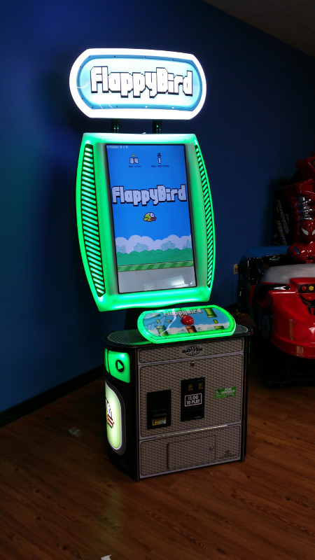 Flappy Bird is now playable in arcade-machine form, the world is collapsing in on itself