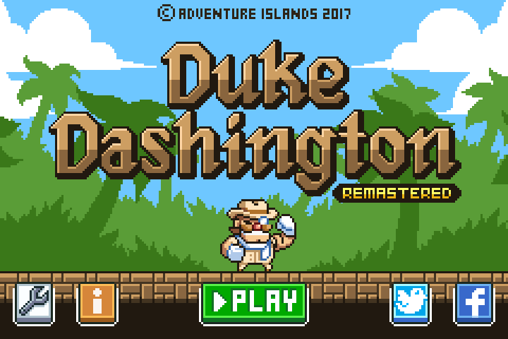 The lightning fast Silver Award-winning platform puzzler Duke Dashington is getting remastered