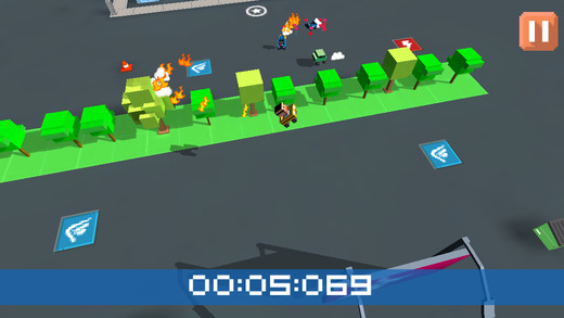 Survive a cutesy car chase for as long as you can in MiniChase, out today