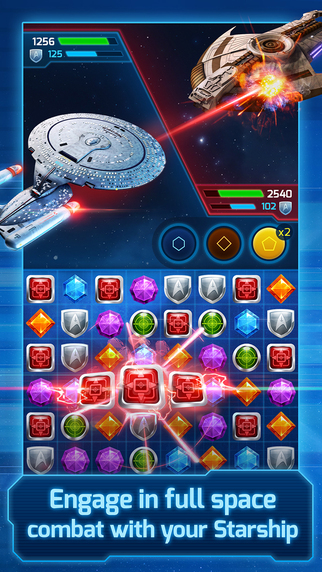 There's a new Star Trek game and it's a ... gem-matching puzzler
