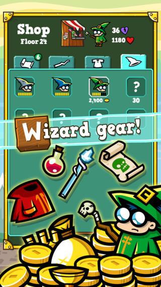 In Spellspire you battle monsters by spelling out words to cast as nasty magic