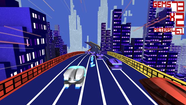 Kapsula, Beavl's futuristic mash up of a racer and a puzzle game, is out right now on Android