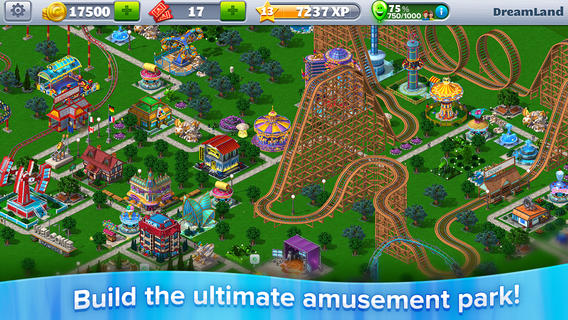 Rollercoaster Tycoon 4 Mobile is now taking tickets on iPhone and iPad