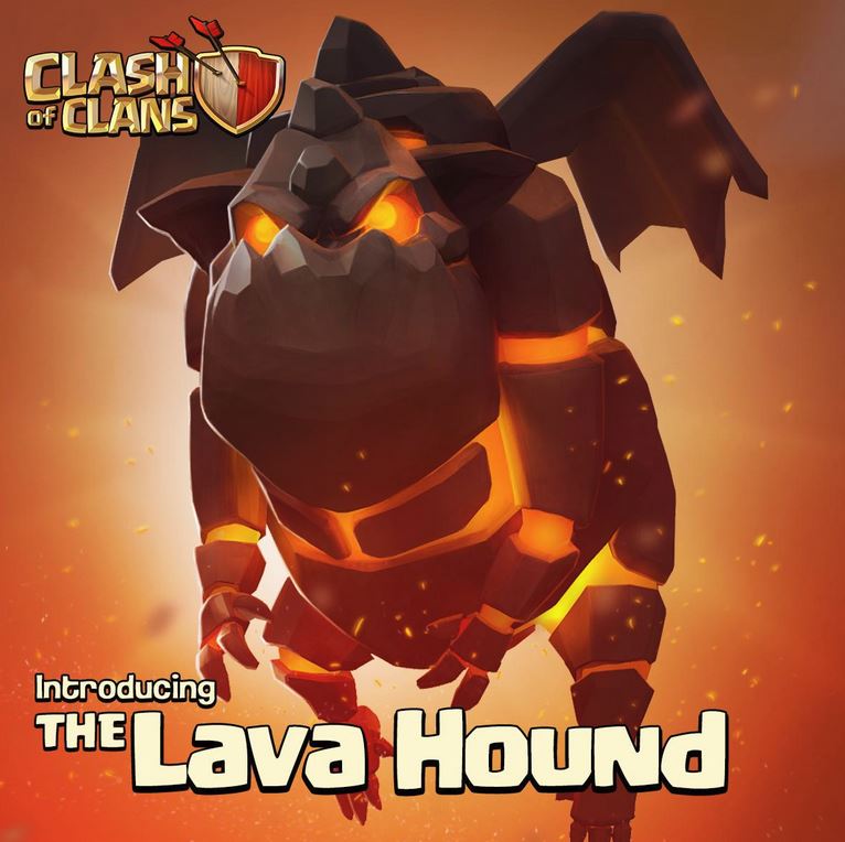 Clash of Clans updated with Dark troop Lava Hound, new levels, and more