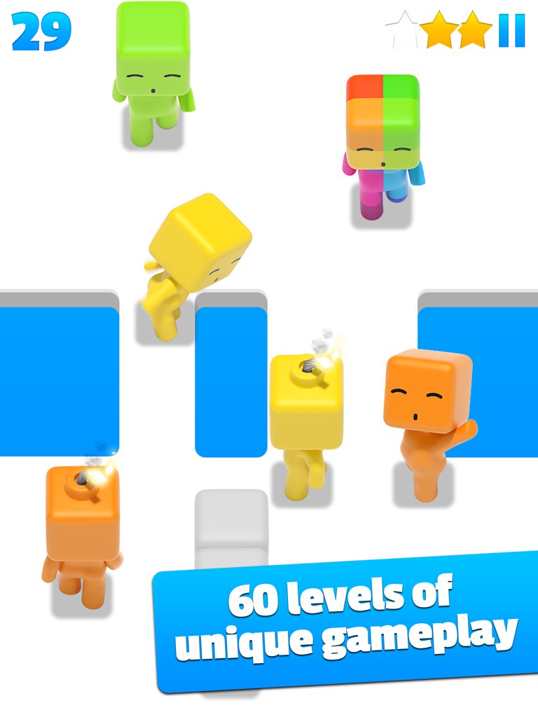 Out at midnight: Squidge cute creatures together in iOS puzzler Stubies