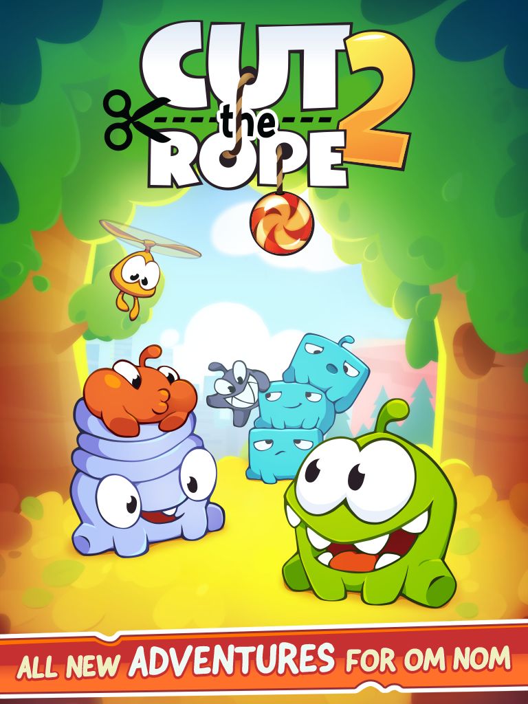 Out at midnight: Cut ropes and munch candy in physics-puzzling sequel Cut the Rope 2 for iOS