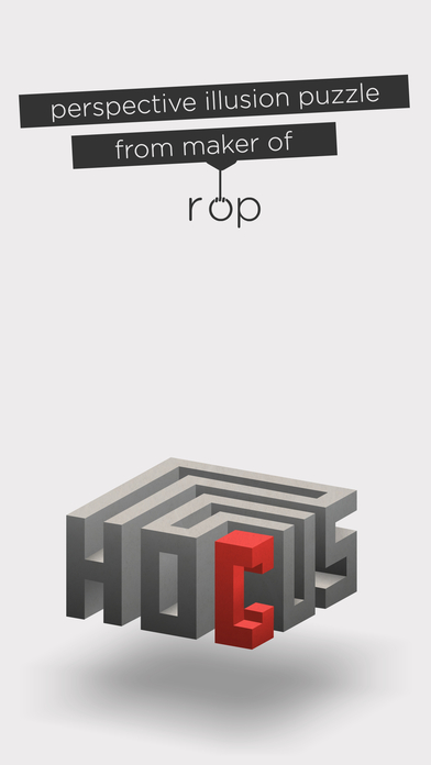 Perspective-twisting puzzler hocus is free for the first time