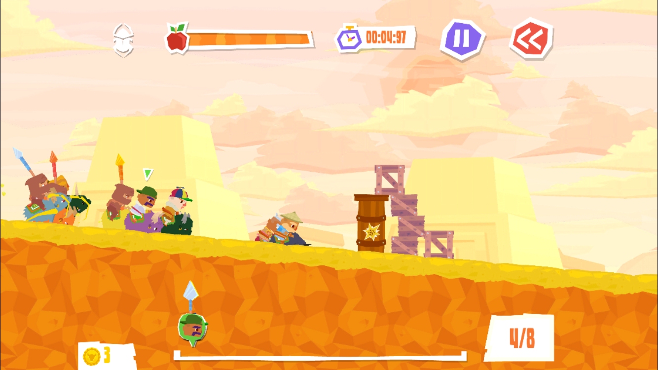 Out at midnight: Yak Dash wants you to flip your yak across mountain tops to win races