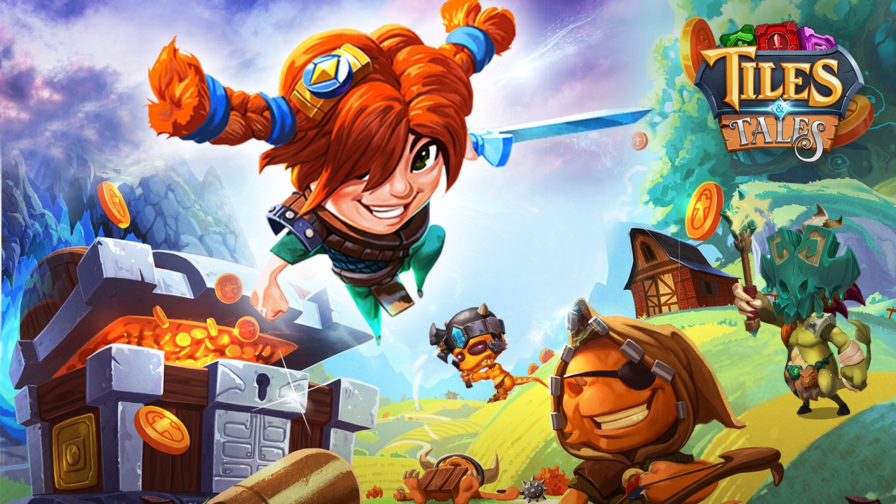 Swipe, stack, and attack in adventure puzzler Tiles & Tales on iOS and Android