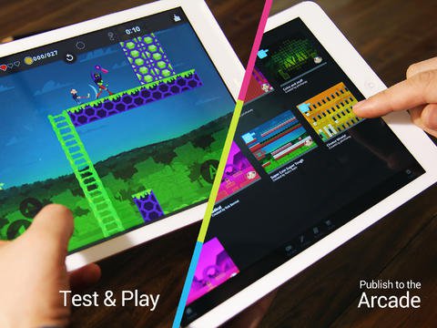 Pixel Press Floors lets you draw out and design your own iPad games with a series of symbols