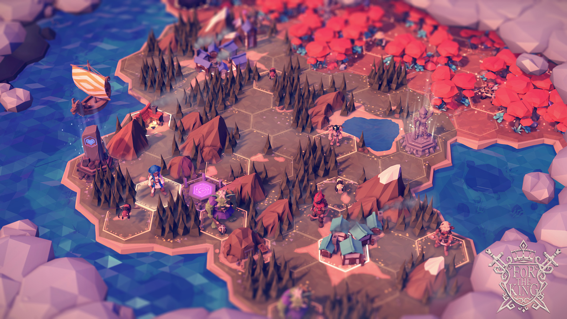 For the King is a curious mix of roguelike and turn based dungeon crawling coming to Switch next year