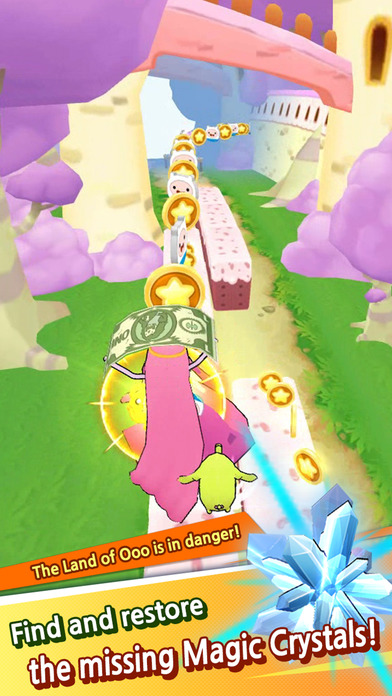 Adventure Time Run is a new auto-runner for iOS and Android featuring Finn and Jake