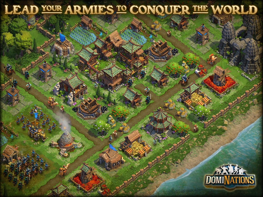 Rise of Nations dev mashes up Clash of Clans and Civilization in upcoming DomiNations