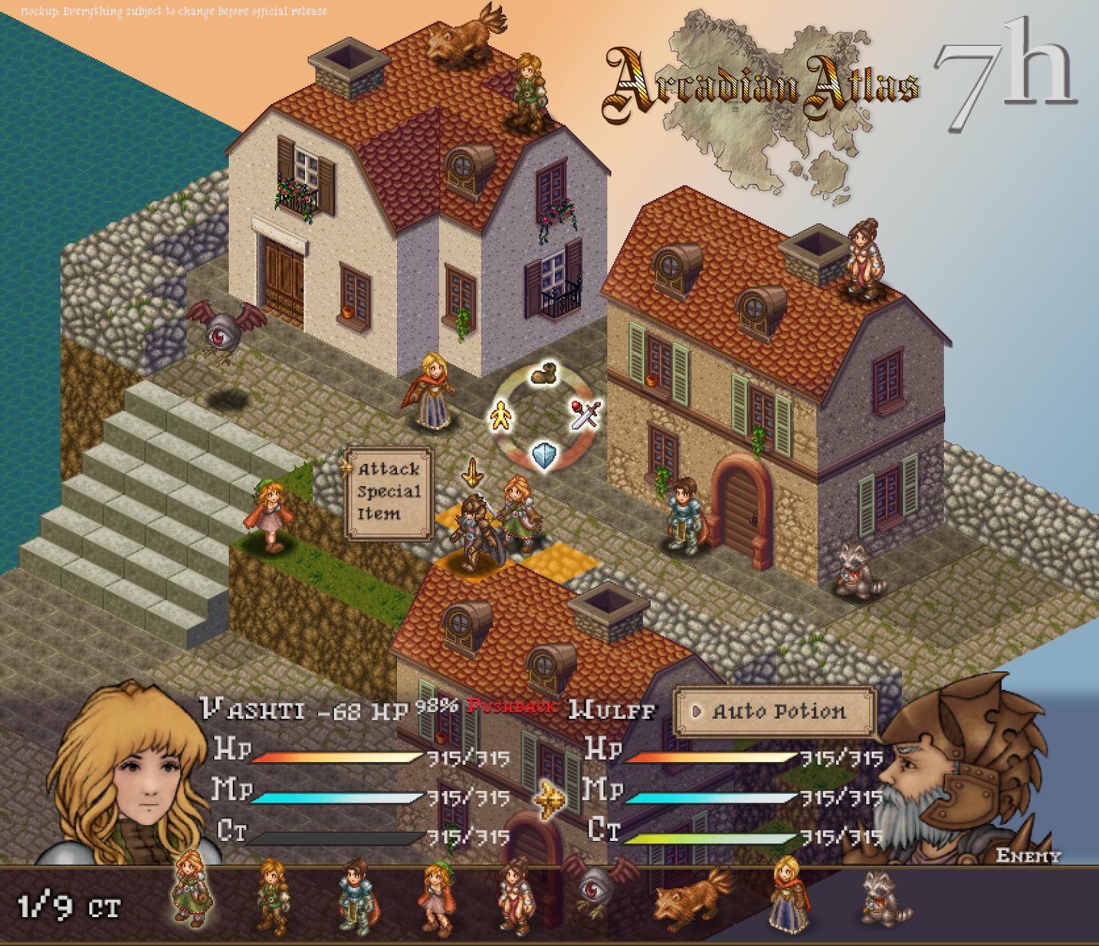 Arcadian Atlas promises a Final Fantasy Tactics-style RPG for iPad and iPhone