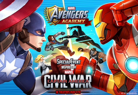 Marvel Avengers Academy is experiencing Civil War in a new update
