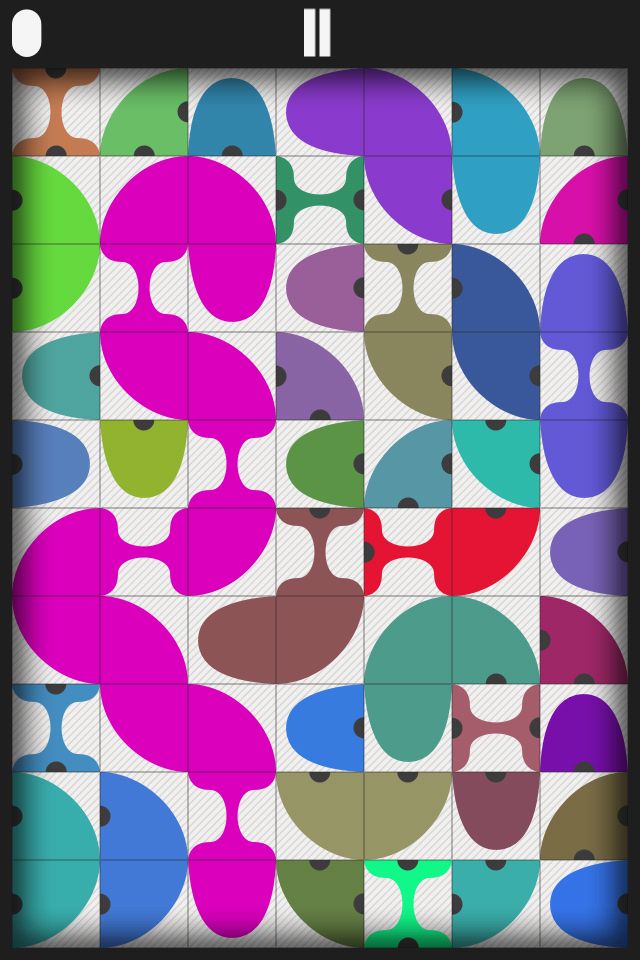 Polymer, Fixpoint Production's Silver Award-winning blobby block sliding colour puzzle, is finally out for Android