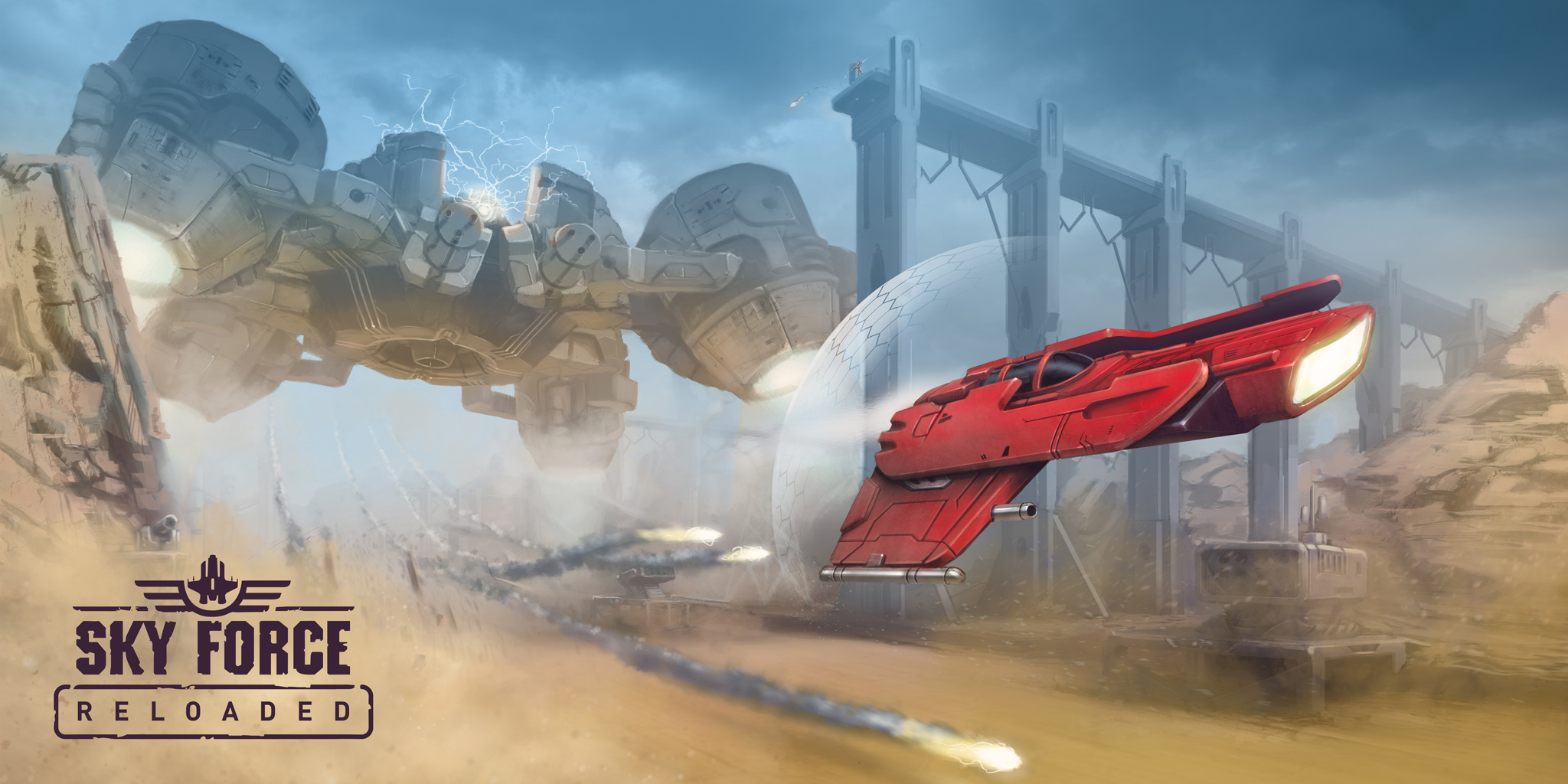 [Update: Out now] Infinite Dreams' gorgeous shoot-em-up sequel Sky Force Reloaded launching June 2nd