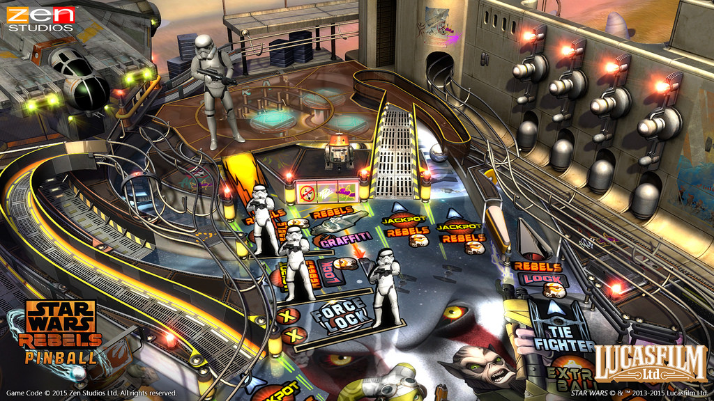 Star Wars Rebels getting its own table in Zen Pinball 2, Star Wars Pinball