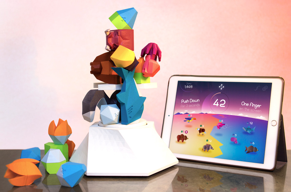 Build a tower with physical toys and maintain your digital ecosystem in Fabulous Beasts