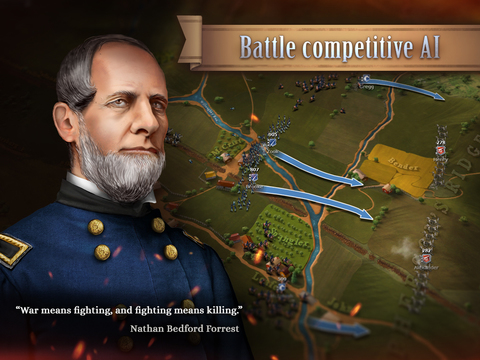 Ultimate General: Gettysburg brings sumptuous tactical battles from the American Civil War to your iPad