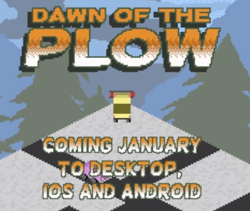 Dawn of the Plow is a pixel art snow-shoveller coming soon to iOS and Android