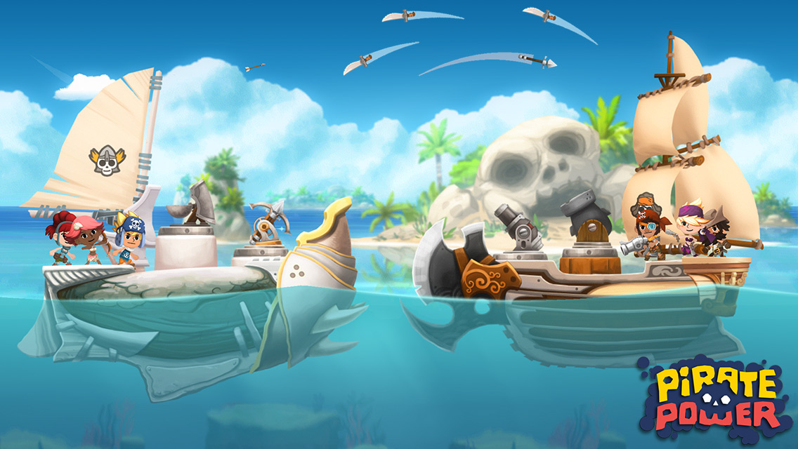 Build a fleet, recruit heroes, and explore a Carribbean world in Pirate Power sailing to iOS soon