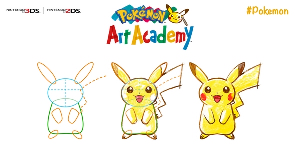 Pokemon Art Academy for 3DS will teach you how to draw Pikachu on July 4th