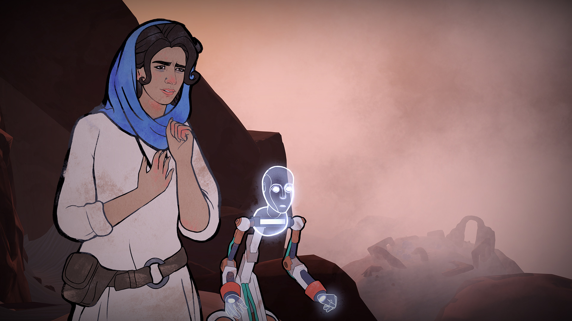 Heavenâs Vault, inkleâs beautiful archaeology sci-fi project, arrives this year