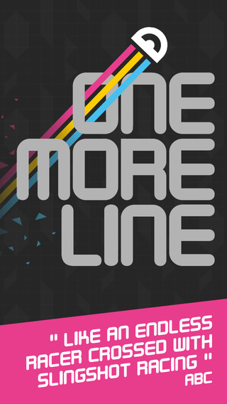 Out at midnight: One More Line turns endless slingshot racing into a space disco