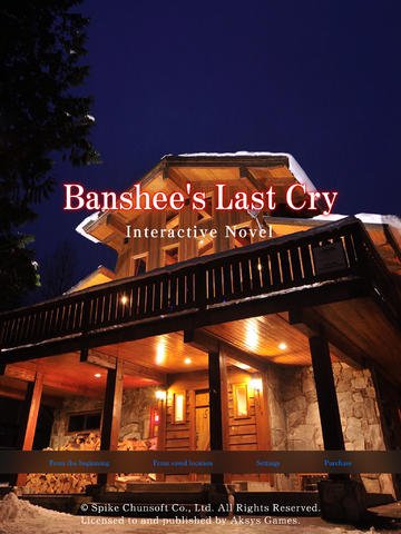 Banshee's Last Cry is a visual novel for iOS from the developer of Zero Escape: Virtue's Last Reward