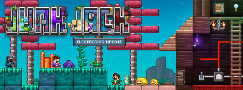 Junk Jack X update adds electronics and a new aquatic world with unique monsters