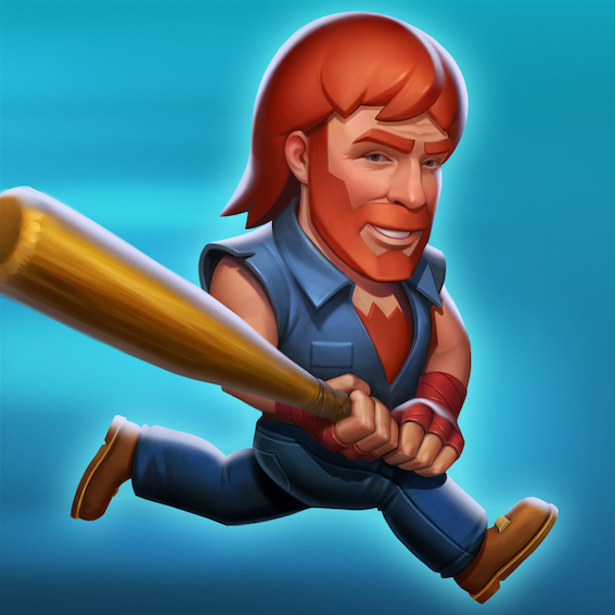 Chuck Norris is on a roll in his first mobile game Nonstop Chuck Norris, out now on iOS and Android