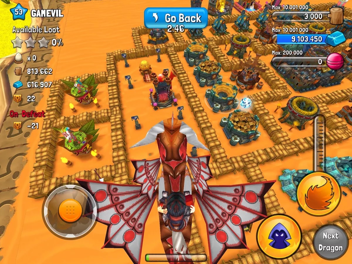 Ride dragons into battle in Mark of the Dragon, a free combat strategy game on iOS and Android