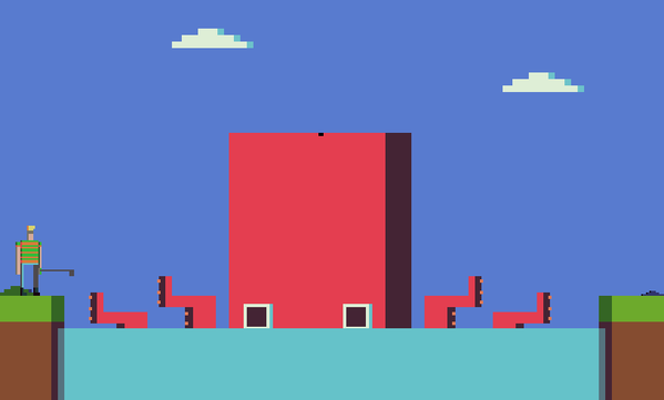 Thwack balls into whale blowholes in silly sports game Battle Golf