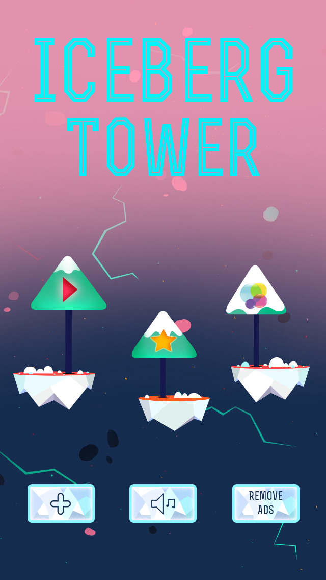 Iceberg Tower is a simple tower-building reaction tester that's out now on iPad and iPhone