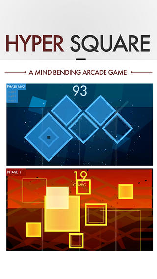 Out at midnight: Hyper Square's fast and frantic shape-matching action will test your reactions