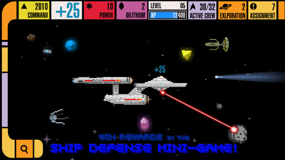 Build a spaceship, battle Klingons, and recruit Captain Kirk in iOS RPG Star Trek Trexels