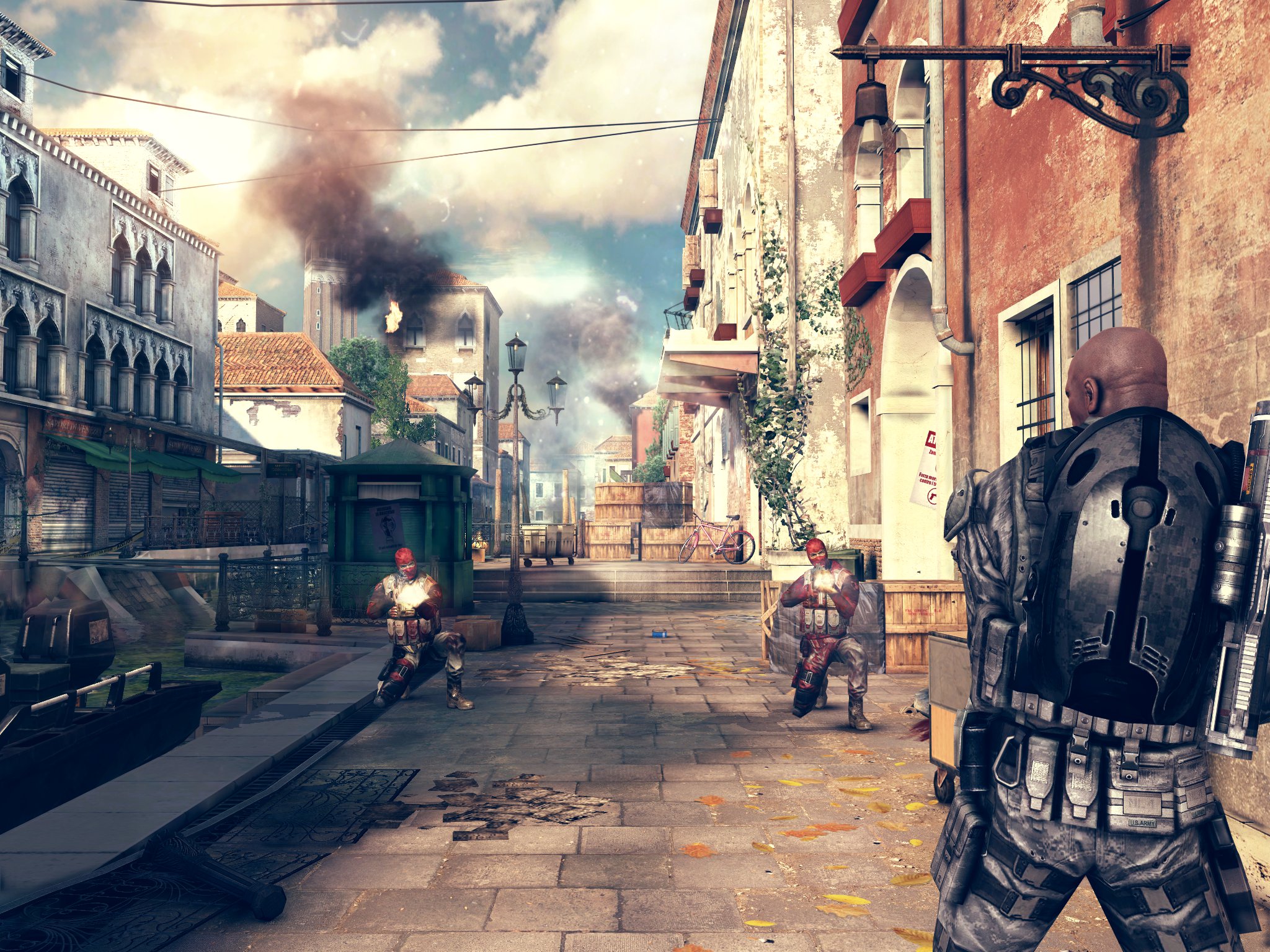 Modern Combat 5's multiplayer will let you join together in squads to work your way up the leaderboards
