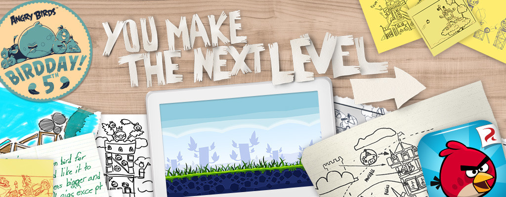 Rovio is giving you the chance to make a level for the next episode of Angry Birds