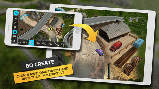Go Rally is a track-building skid mark-making racer that's out now on iOS