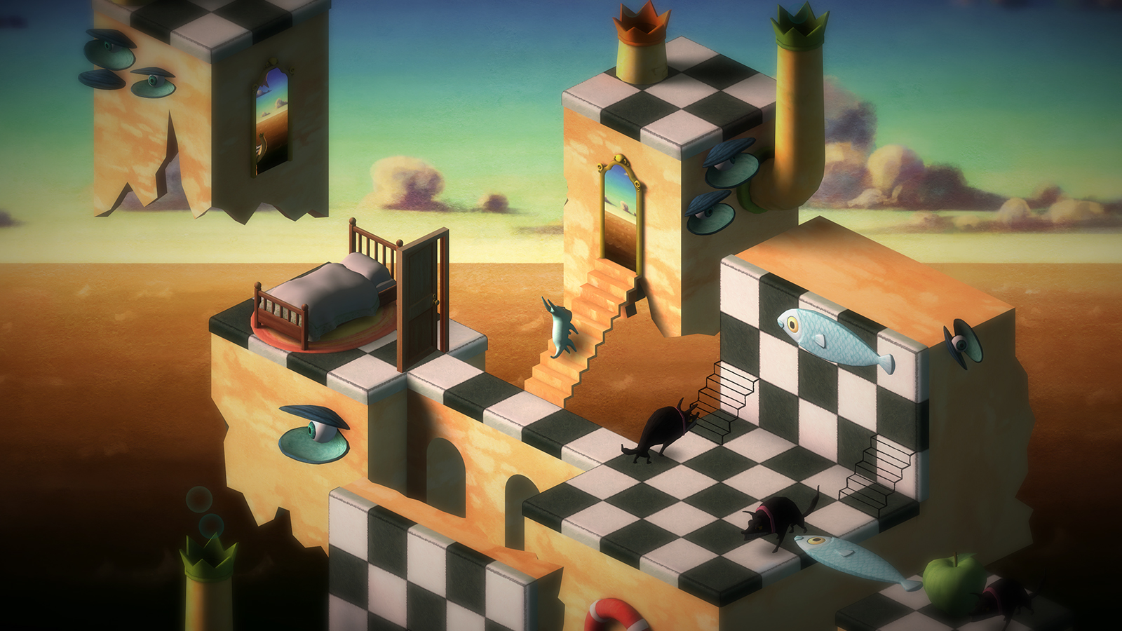 Surreal puzzler Back to Bed will please Monument Valley fans when it drifts to mobile in August