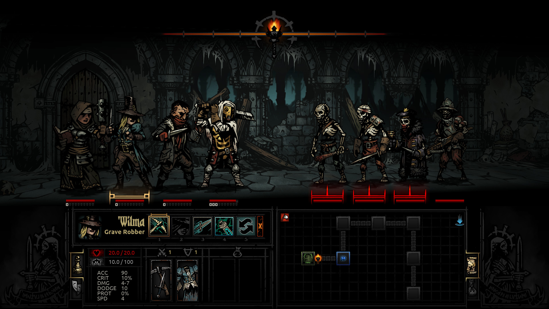Grim dungeon crawler Darkest Dungeon will creep onto PS Vita and iPad next year