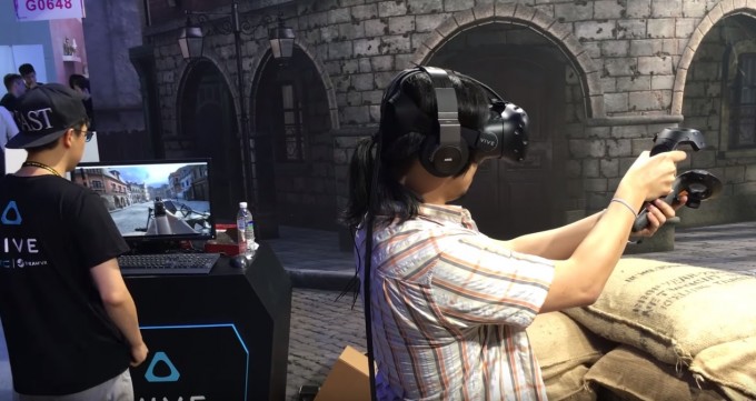 HTC releasing their own game for the Vive headset, Front Defense