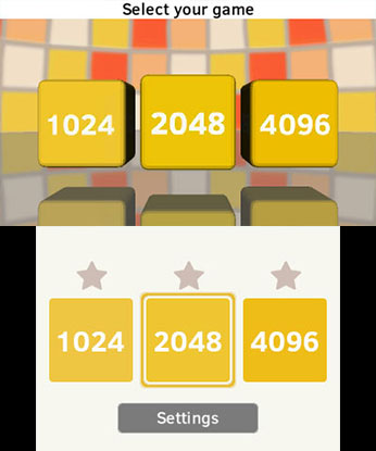 Threes! knock-off 2048 is coming to the 3DS eShop in the US this week