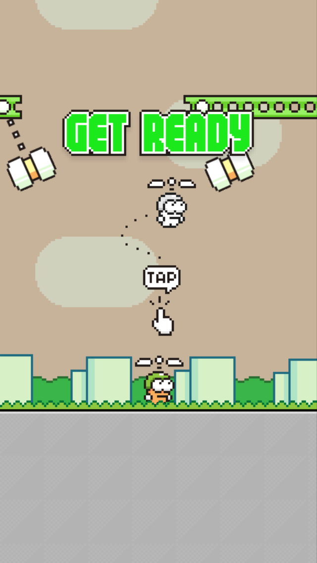 Swing Copters isn't quite as hard now with its latest update